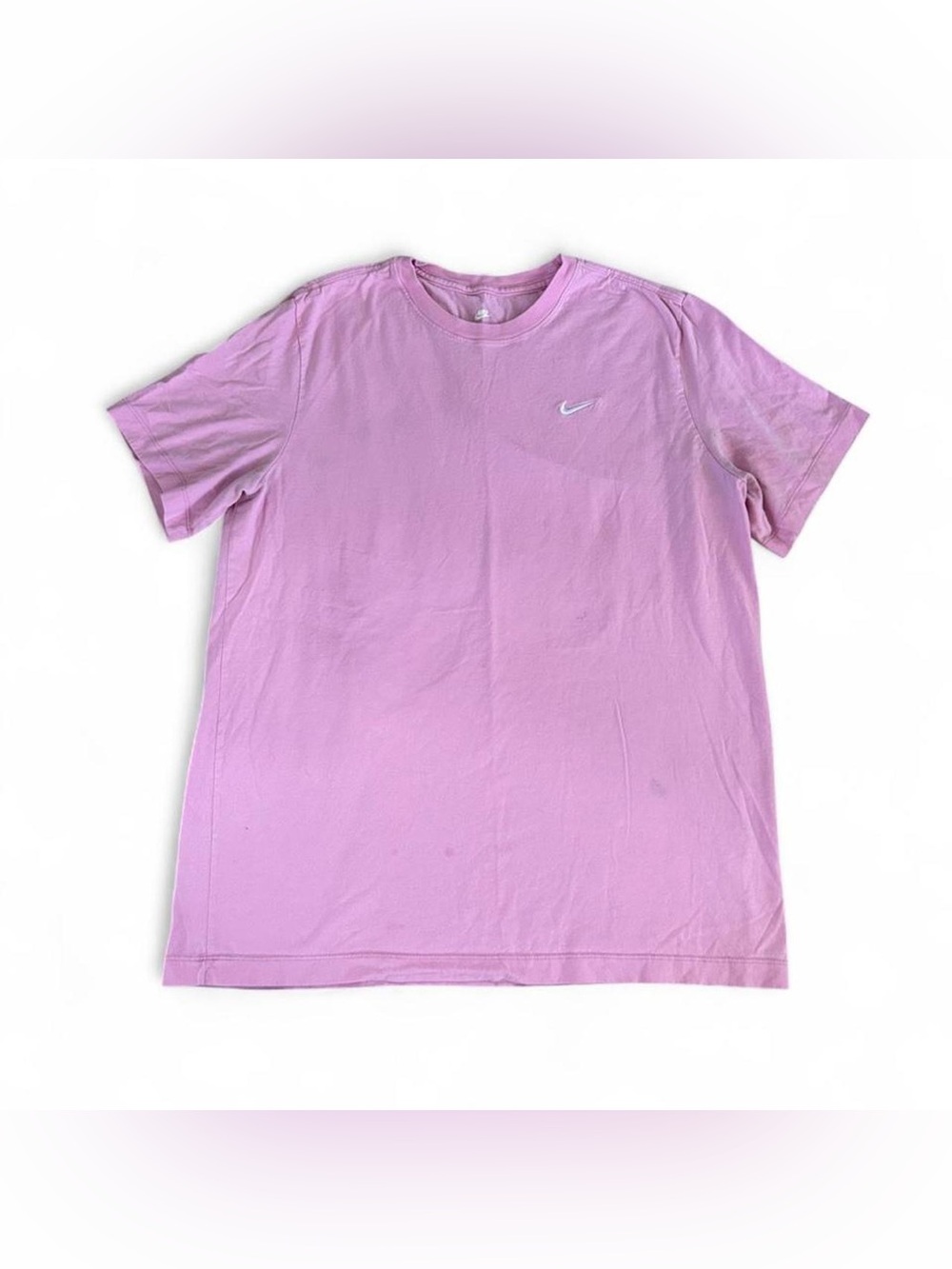 Nike Men’s Light Pink Swoosh Crew Neck T-Shirt